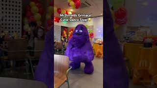 McDonalds Grimace Cutie Dancing youtubeshorts grimace mcdo mascot birthday [upl. by Rothberg]