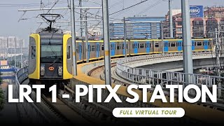 How to ride LRT 1 from PITX STATION Virtual ride to Manila City hall  LRT 1 CAVITE EXTENSION [upl. by Netsruk961]