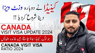 Canada Visit Visa Update 2024  Canada Visa Ratio  Golden time now to Apply Canada Visa [upl. by Zared231]