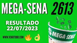 🍀 Resultado MegaSena 2613 [upl. by Igenia362]