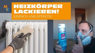 Heizkörper lackieren einfach und effektiv [upl. by Aracaj]