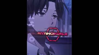 Ayano VS L whoisstrongest ayanokoji lawliet glowup alightmotion famousshorts popular anime [upl. by Vincenty312]