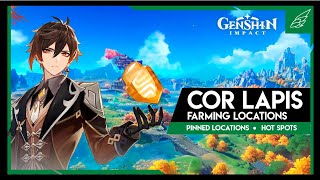 Cor Lapis Farming Locations  Genshin Guides [upl. by Schlesinger]