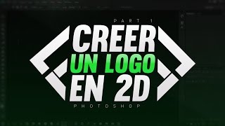 Photoshop  Créer votre propre Logo 2D [upl. by Jocelin386]