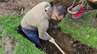 Digging a Trench Full Manual Labour Experience  Vlog Part 8 [upl. by Milda]