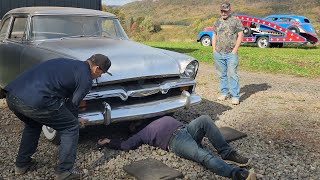 The final touches on the 1956 Plymouth ✨ [upl. by Anahcar]