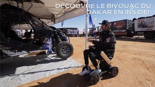 Le bivouac du Dakar en inside  🤩 [upl. by Enelec]