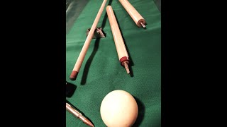 Pool Cue Collection video12  Unknown Jump Break Cue [upl. by Nnylram669]