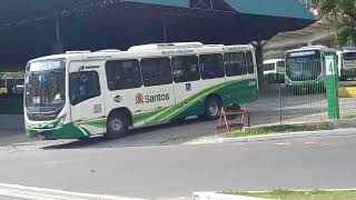 Terminal Valongo em Santosmovimentação de ônibus movimentação onibus [upl. by Siobhan]