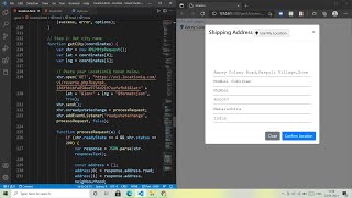 Geolocation using Javascript and Html [upl. by Atinra]