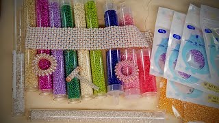 110 Seed Bead Haul from Beebeecraft [upl. by Ardnayek]