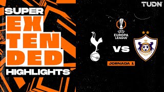 SUPER EXTENDED HIGHLIGHTS  Tottenham vs Qarabag  UEFA Europa League 2024  J1 [upl. by Adihsaar520]