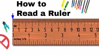 How to read an Inch ruler or tape measure [upl. by Demeter]