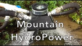 Micro Hydro Power with Turgo generator Part 1 [upl. by Eetsim]