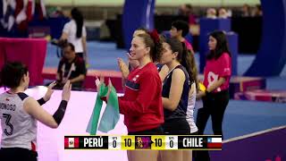 Quarterfinal Chile 🇨🇱 vs Peru 🇵🇪  u23 NORCECA Womens Pan American Cup 2024 [upl. by Sascha]