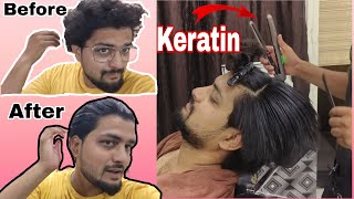 Keratin Treatment  Hair Smoothing Process  Amjad Saloon keratin smoothing [upl. by Euhc]