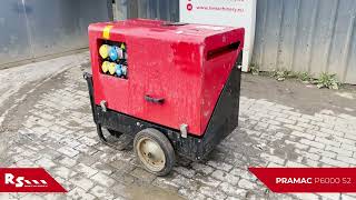 PRAMAC P6000 S2  6kVA GENERATOR  RS MACHINERY HIRE AND SALE [upl. by Banquer]