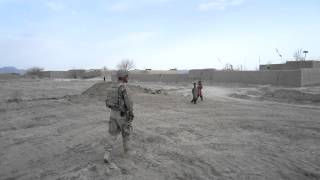 US Soldier Scaring Afghani Kids [upl. by Lebama]