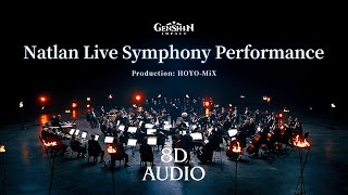 Experience The Epic Natlan Symphony Live With 8d Audio Remix  Live Natlan GenshinImpact [upl. by Itin]