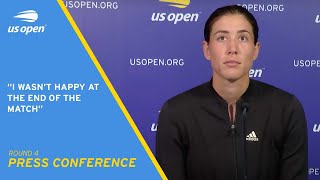 Garbiñe Muguruza  Press Conference  2021 US Open [upl. by Glynas943]