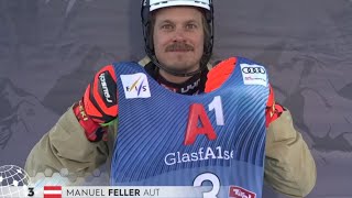 Ski Alpin Mens Slalom GurglAUT 1run Highlights 2023 [upl. by Ecitnirp115]