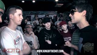 KOTD  Rap Battle  Real Deal  Fresco vs HFK  Charron  GP2011 R2 [upl. by Dnalon420]