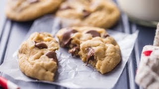 Soft Peanut Butter Chocolate Chip Cookies [upl. by Aydidey]