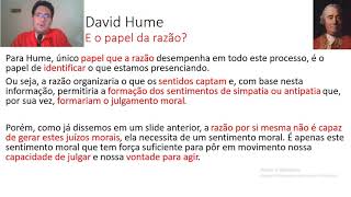 História da Ética Modernidade  Hume e Kant [upl. by Sidra]