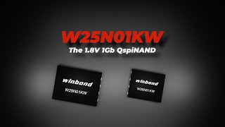 Winbond QspiNANDフラッシュW25N01KW [upl. by Godspeed611]