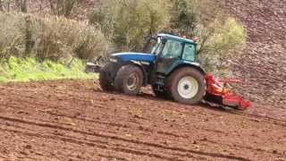 Three Power Harrows Breaking the Sod with Danyrheol [upl. by Eille]