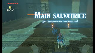 Sanctuaire Data Kusu Main Salvatrice Zelda Breath of the wild Soluce Temple DataKusu [upl. by Halak432]