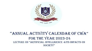 Annual Activity Calendar of CWA” FOR THE YEAR 202324 [upl. by Jerold296]