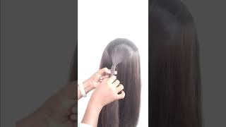 New simple hairstyle for girlscute hairstyle youtubeshorts youtubeshortsviralvideo [upl. by Yeldar325]