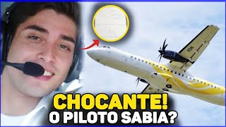 O PILOTO DO AVIÃO QUE CAIU EM VINHEDO SABIA VEJA O BILHETE QUE ELE DEIXOU ANTES DE SUA PARTIDA [upl. by Mcgrody]