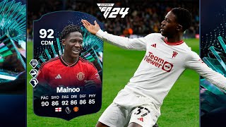 EL PASE Y LA MOVILIDAD SON TOP PERO REVIEW KOBBIE MAINOO TOTS MOMENTS 92 EN ESPAÑOL EA FC 24 UT [upl. by Antonella605]