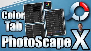 PhotoScape X Color Tab Tutorial [upl. by Jabon]