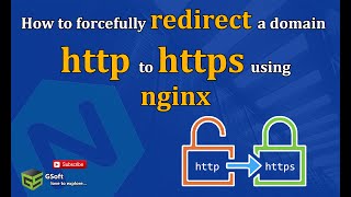 How to redirect all http requests to https using nginx web server  step by step tutorial [upl. by Airrej]