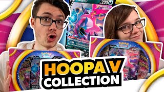 BRANDNEUE POKEMON BOX Hoopa V KOLLEKTION Pokemon Booster Unboxing Opening [upl. by Eldwin733]