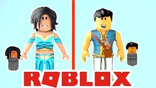 👰🏻🍼JASMINE amp ALADDIN GROW OLD TOGETHER🤵🏻ROBLOX GROWING UP SIMULATOR [upl. by Laved]