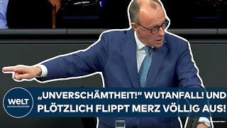 FRIEDRICH MERZ AfD quotUnverschämtheitquot Wutanfall Und plötzlich flippt der CDUChef völlig aus [upl. by Adnahcir]