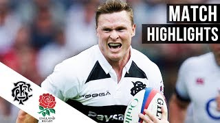 England 4563 Barbarians  Ashton Scores HatTrick As BaaBaas Hit 9  Highlights  2018 [upl. by Suoicserp170]