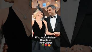 Who looks the best couple on red carpet ✨❤️ redcarpet oscars ladygaga hollywood couple best [upl. by Orson367]