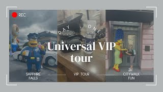 Day 1  its VIP tour day Plus a tour of Universals Sapphire Fall and join me at CityWalk at night [upl. by Niajneb52]