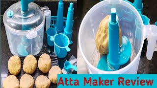 Atta Maker Demo amp Review  Manual Atta Kneader लाईटशिवाय पिठ मळण्याचे मशीन  How to use Atta Maker [upl. by Brigham577]