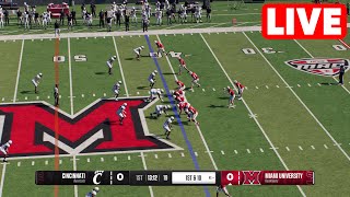 NCAAF LIVE🔴 Cincinnati Bearcats vs Miami OH RedHawks  Week 3 Full Game  2024 College Football 25 [upl. by Carlile]