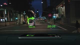 Headup Display HUD in Sygic GPS Navigation amp Maps [upl. by Yrdua]