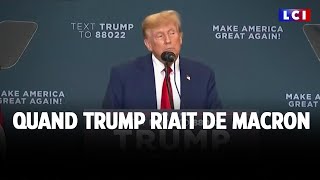 Quand Trump riait de Macron｜LCI [upl. by Alis]