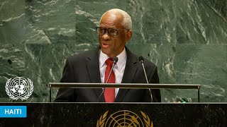 🇭🇹 Haiti  President Addresses United Nations General Debate 79th Session  UNGA [upl. by Airtemak]