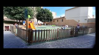 Day 10 Playground and Plaza at Cambrils Spain 2024 Made with Clipchamp [upl. by Arvad]