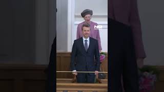 Danish parliament ceremony marks new regent King Frederik X [upl. by Ynnhoj]